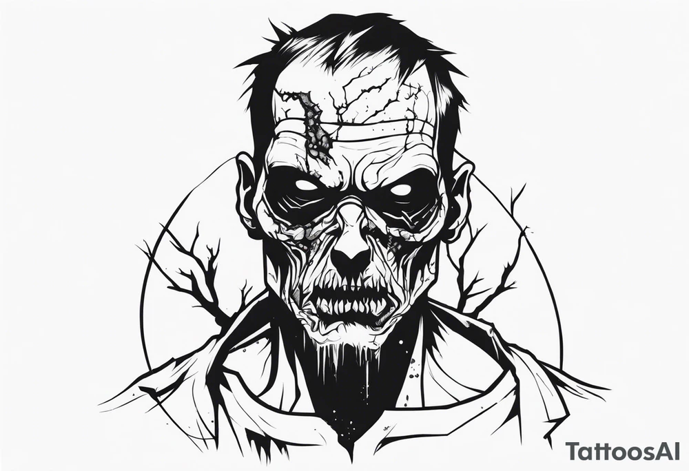 Zombie tattoo idea