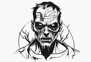 Zombie tattoo idea