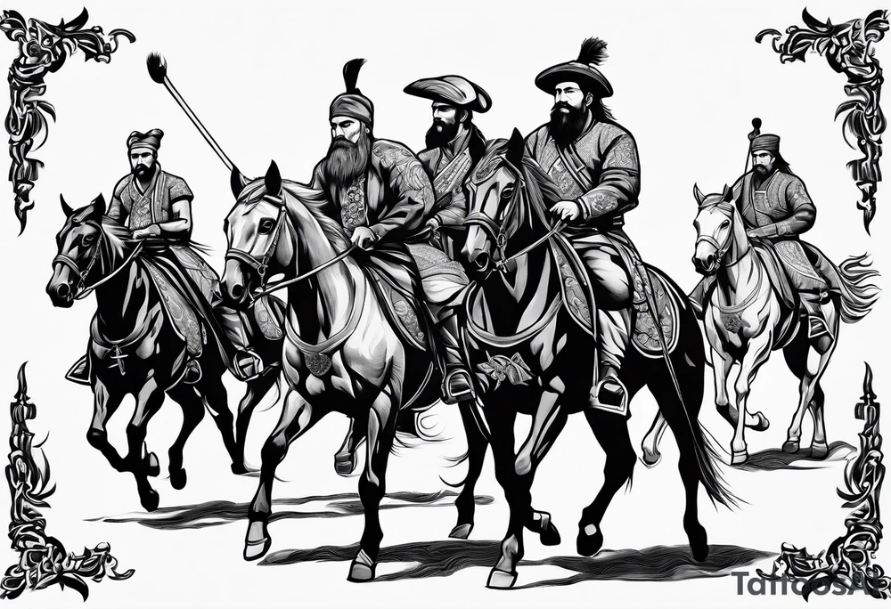 tattoo of the Cossacks tattoo idea