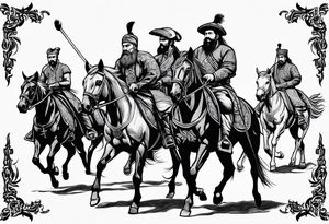 tattoo of the Cossacks tattoo idea