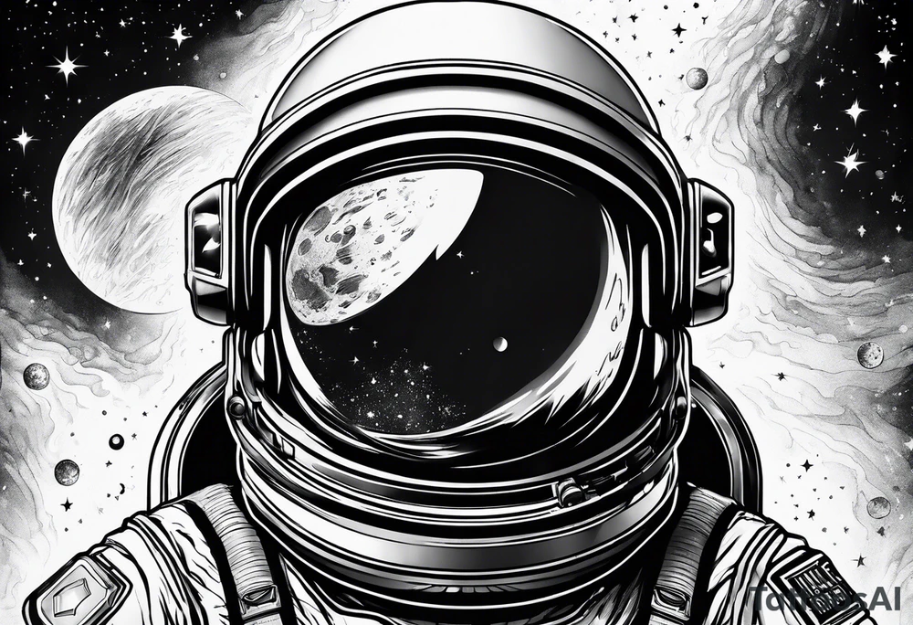 Space Astronaut tattoo idea