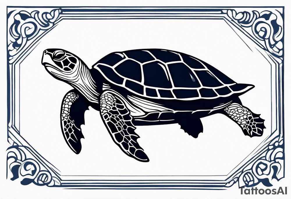 Navy turtle shellback tattoo tattoo idea