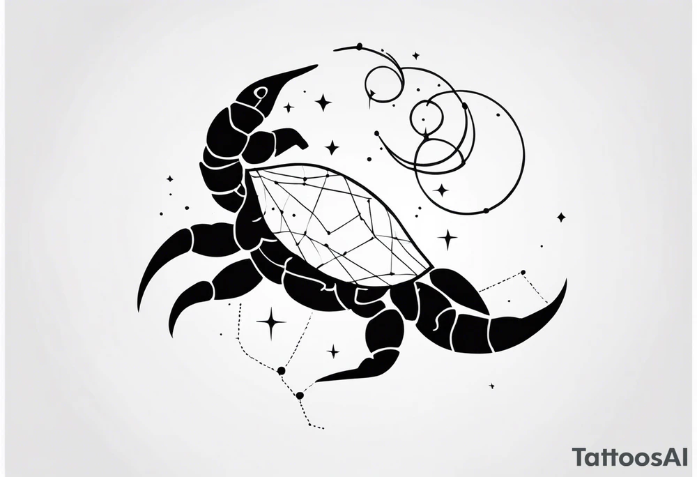 Scorpio Constellation tattoo idea
