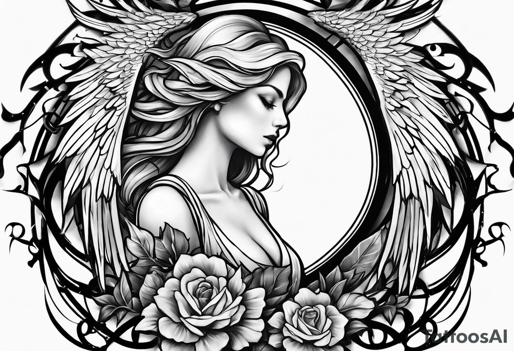 arc angel tattoo idea