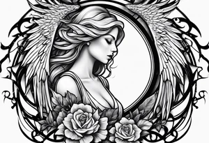 arc angel tattoo idea
