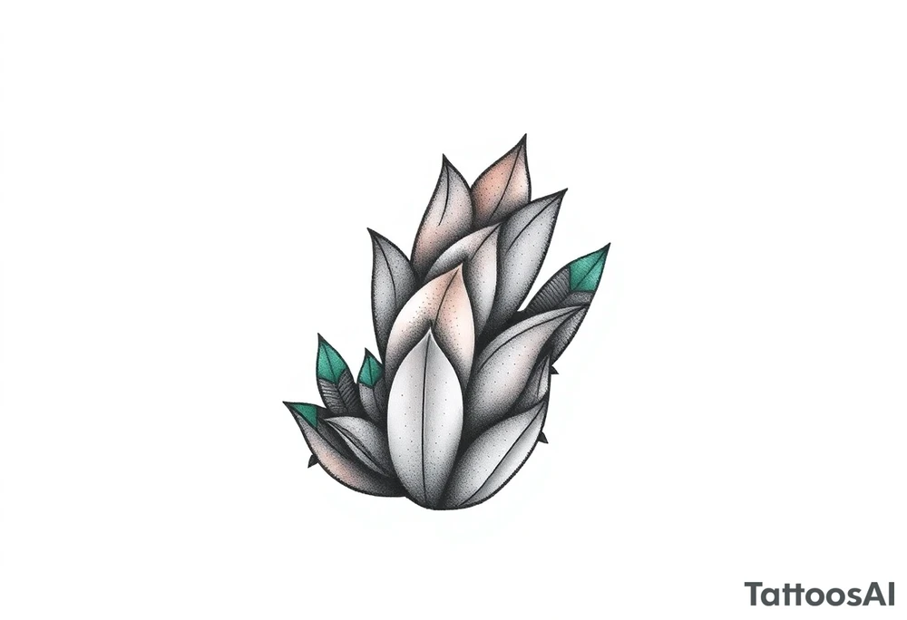 Cute cacti tattoo idea