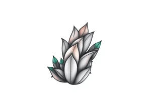 Cute cacti tattoo idea