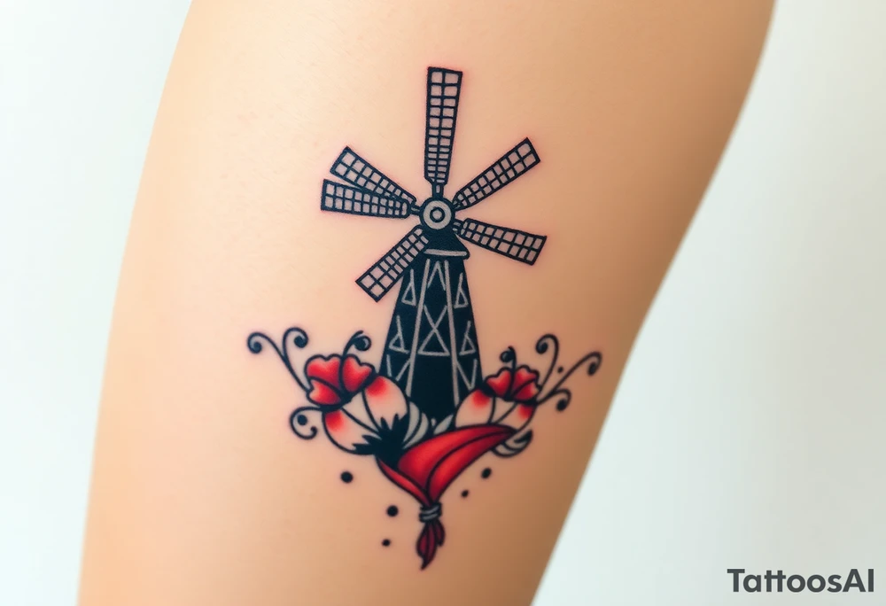 Windmill tattoo idea