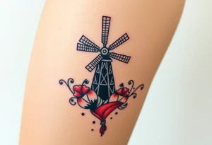 Windmill tattoo idea