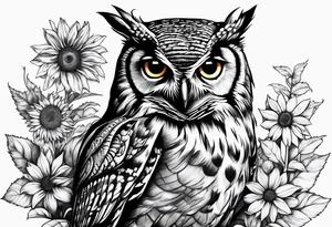 Owl, Nancy, oclides, Monique, sunflower, camera, book tattoo idea
