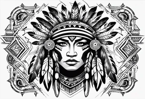 Native American Symbols tattoo idea