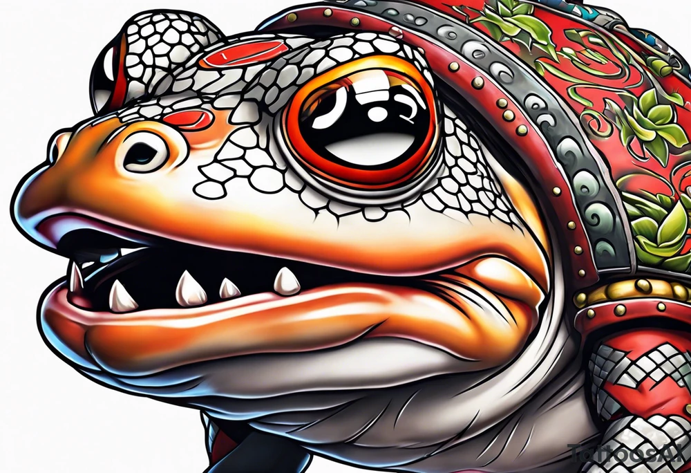 Jiraiya Naruto Gamakichi toad tattoo idea