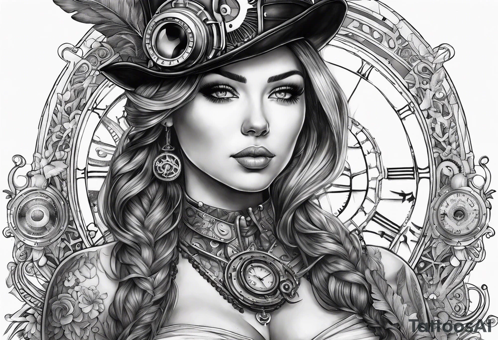 Steampunk tattoo idea