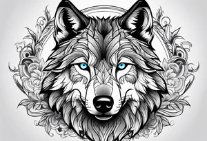 Growth. Wolf. tattoo idea