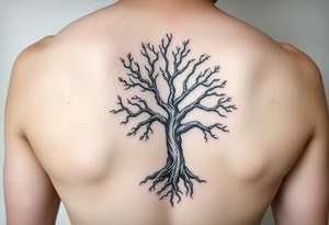 Tree of life that covers my whole leg for a woman tattoo idea