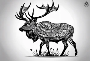 Cerf tattoo idea