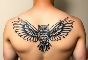 Owl and Celtic tattoo idea