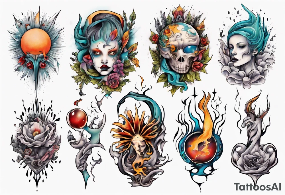 rebirth tattoo idea