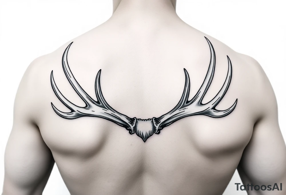 elk antler sheds tattoo idea