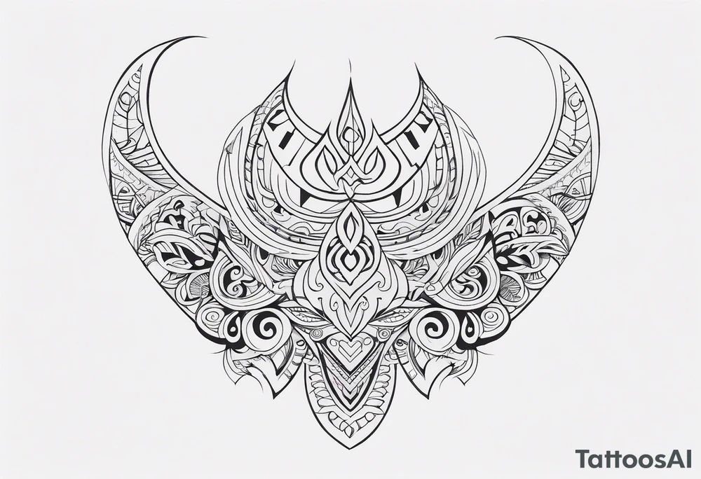 maori neck design tattoo tattoo idea