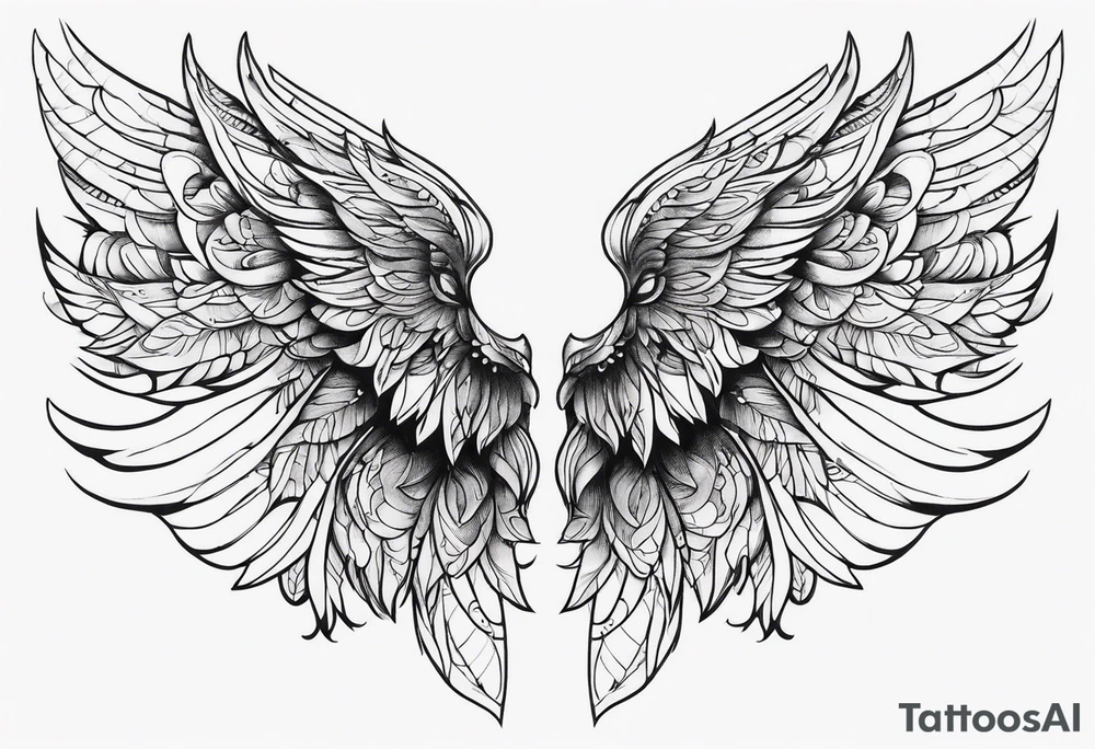 Wings tattoo idea