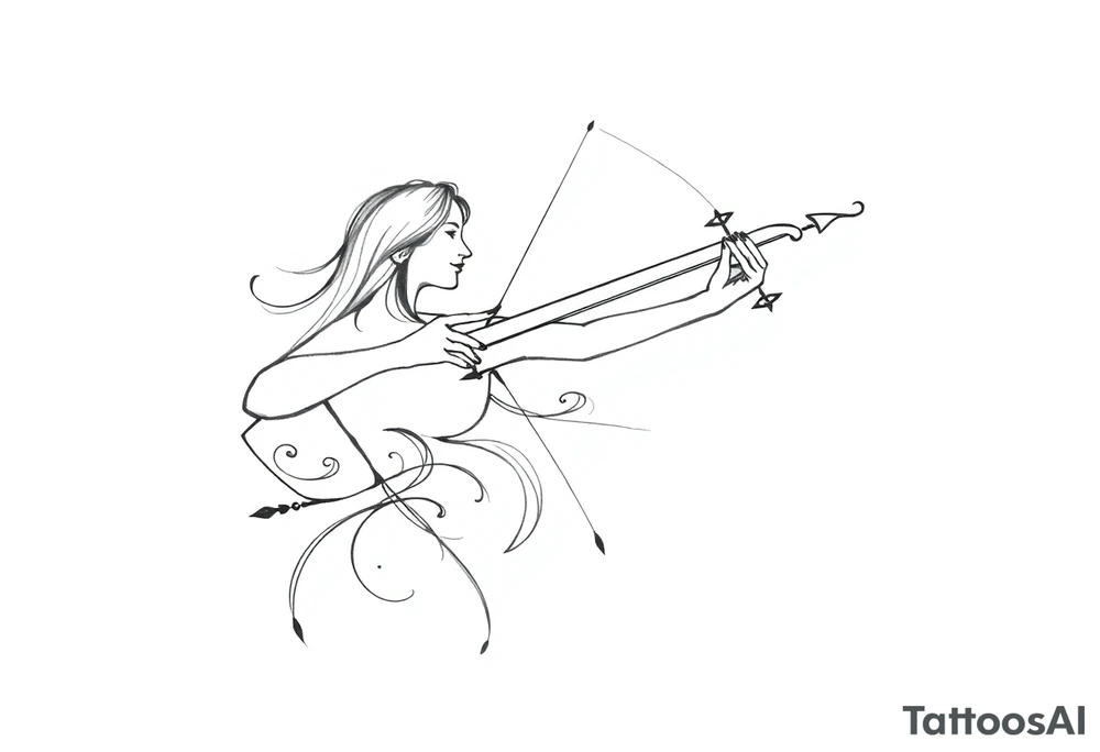 Sagittarius tattoo idea