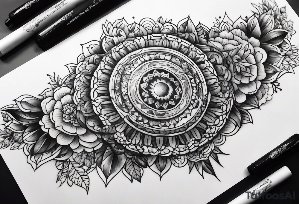 Horizontal one inch wide inner arm tattoo tattoo idea