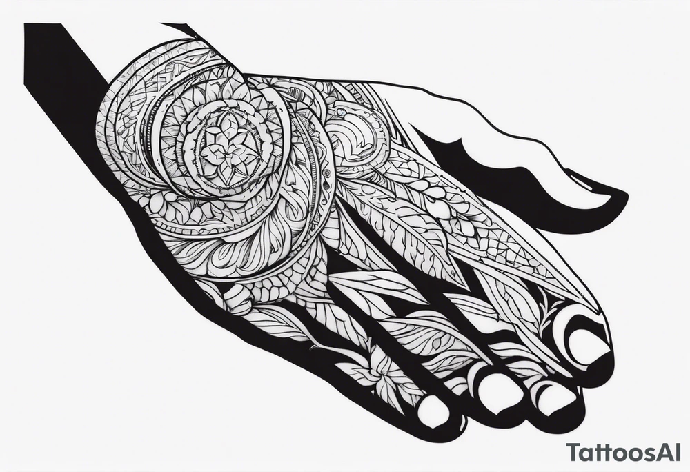 PRAYING HAND tattoo idea