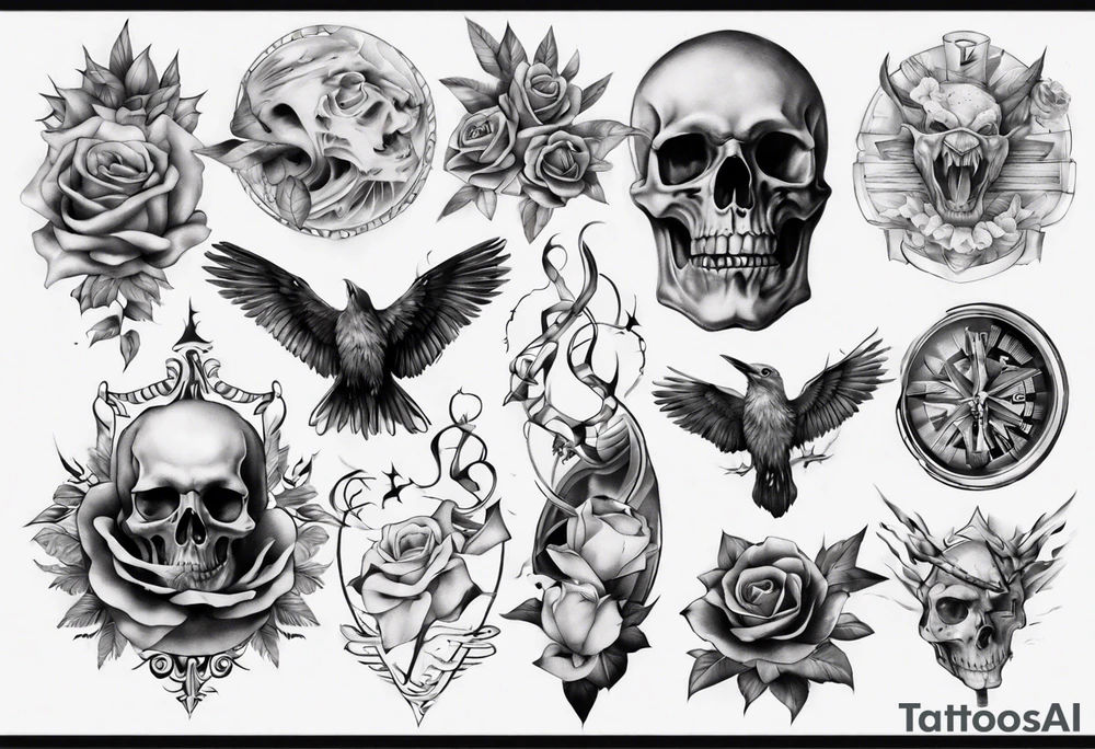 dyr realistic tattoo idea