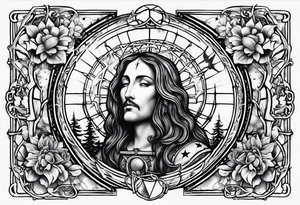 Witchcraft Jesus jail mom farm  cancer zodiac 69 broken blessed lost tattoo idea