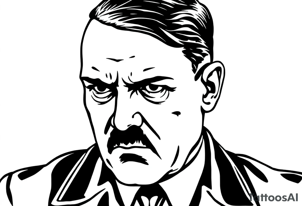 adolf hitler tattoo idea