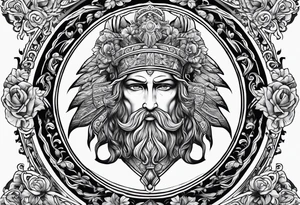 Greek Orthodox mythology tattoo idea