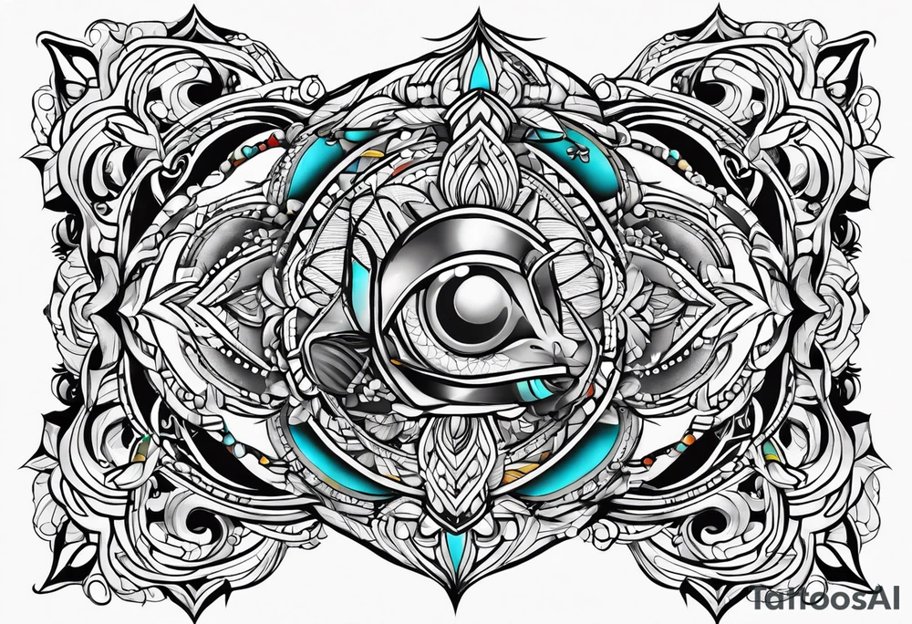 lines on hand tattoo idea