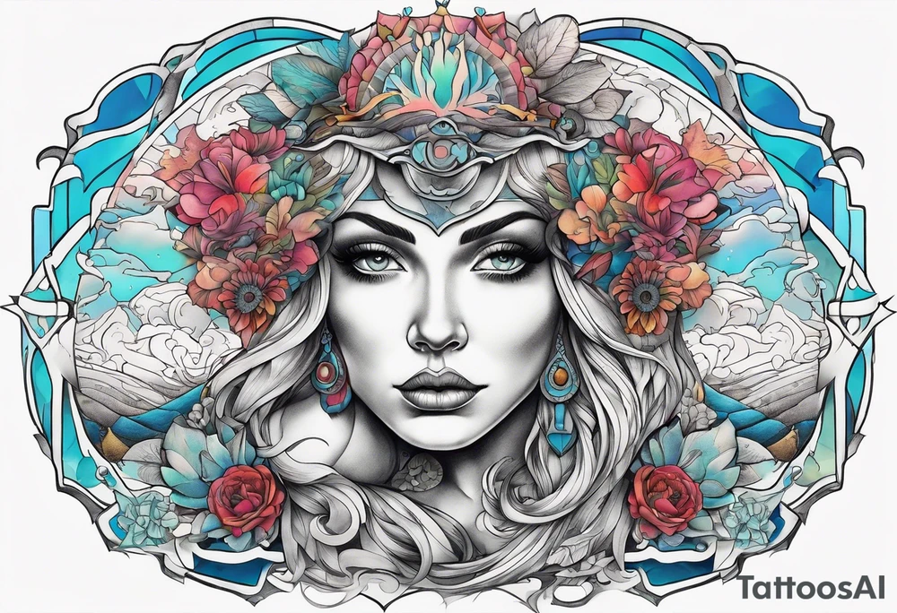Atlas tattoo idea