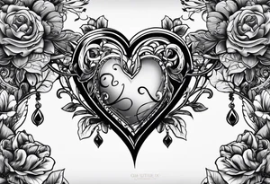 Heart versus mind tattoo idea