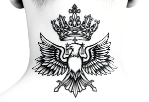 St. George 
Russian imperial crown above the eagle
Crossed swords or a Russian sabre
The Kremlin or St. Basil's Cathedral scene tattoo idea