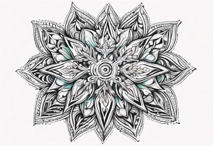 snowflakes tattoo idea
