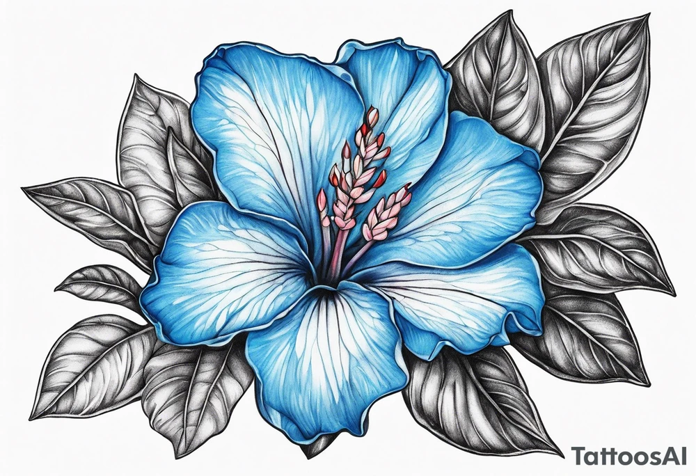 Adenium Multiflorum blue tattoo idea