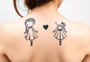 Matching sister tattoos tattoo idea