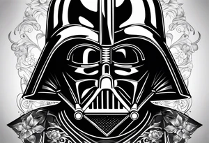 Starwart Dart Vader tattoo idea