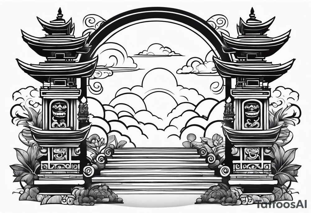 Bali gates to heaven tattoo idea