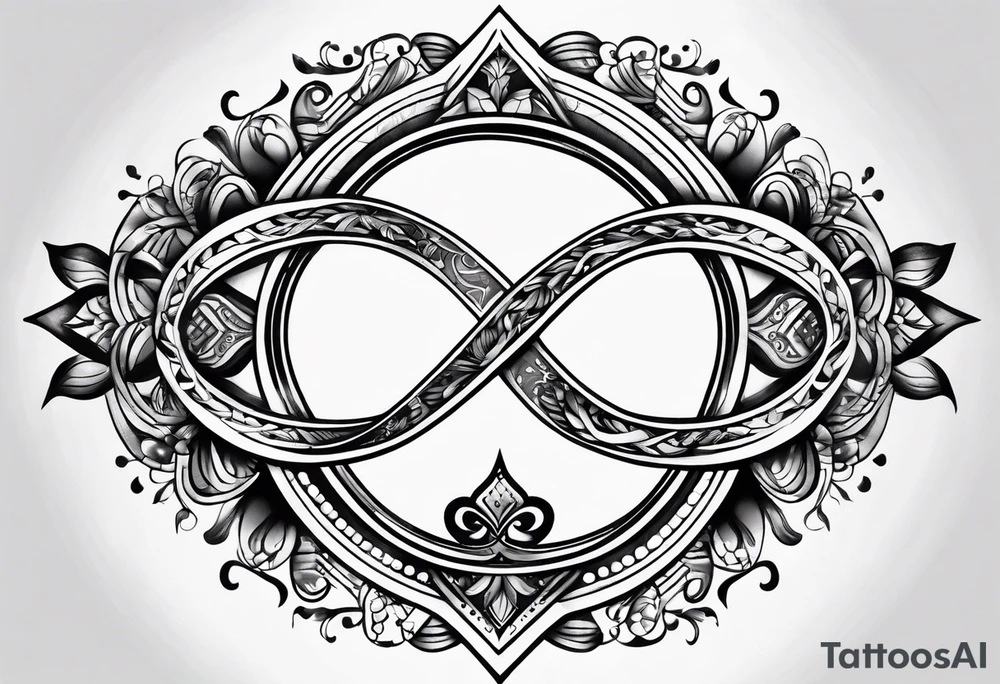 Infinity symbol tattoo idea