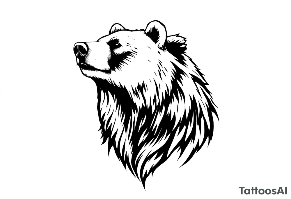 Bear tattoo idea