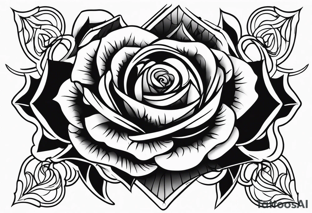 Gangster rose's tattoo idea