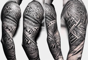 full sleeve tattoo tattoo idea