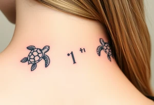 turtles from the movie nemo tattoo idea