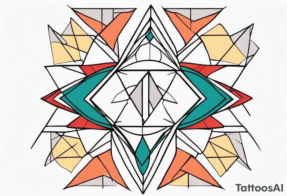 geometric tattoo idea
