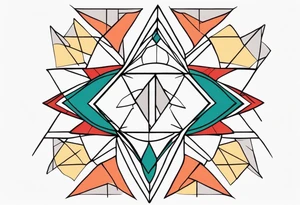 geometric tattoo idea