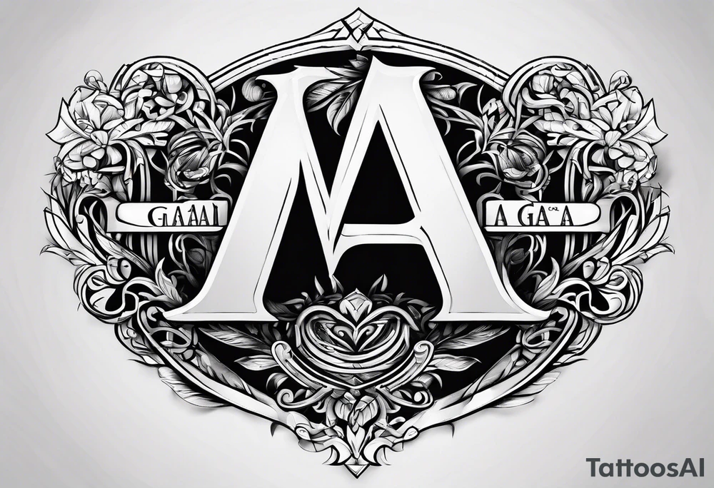 Letters ALA GAA
Roman Numeral
Simple tattoo idea