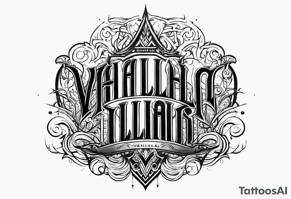 Valhalla 
 mist pillars tattoo idea